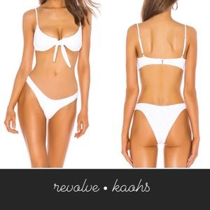 Kaohs • Revolve Shelby Bikini Bottom White NWOT • S